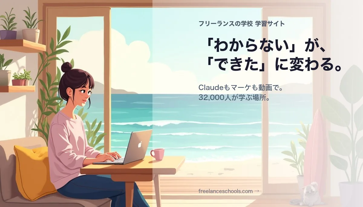フリーランスの学校 学習アプリ